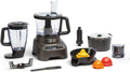 Moulinex Robot kuchenny, FP827E10 – Czarny/Srebrny/Żółty/Czerwony, Wielofunkcyjny, blender do koktajli i koktajli, 6 opcji prędkości