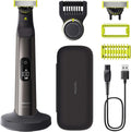 PHILIPS Kosiarki do korpusów, QP6652, 1 W, Czarny – QP6652 / 30 brzytwa, płyta IPS, broda QP6652/30