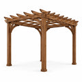 Pérgola de madera de abeto 300x300x250 cm