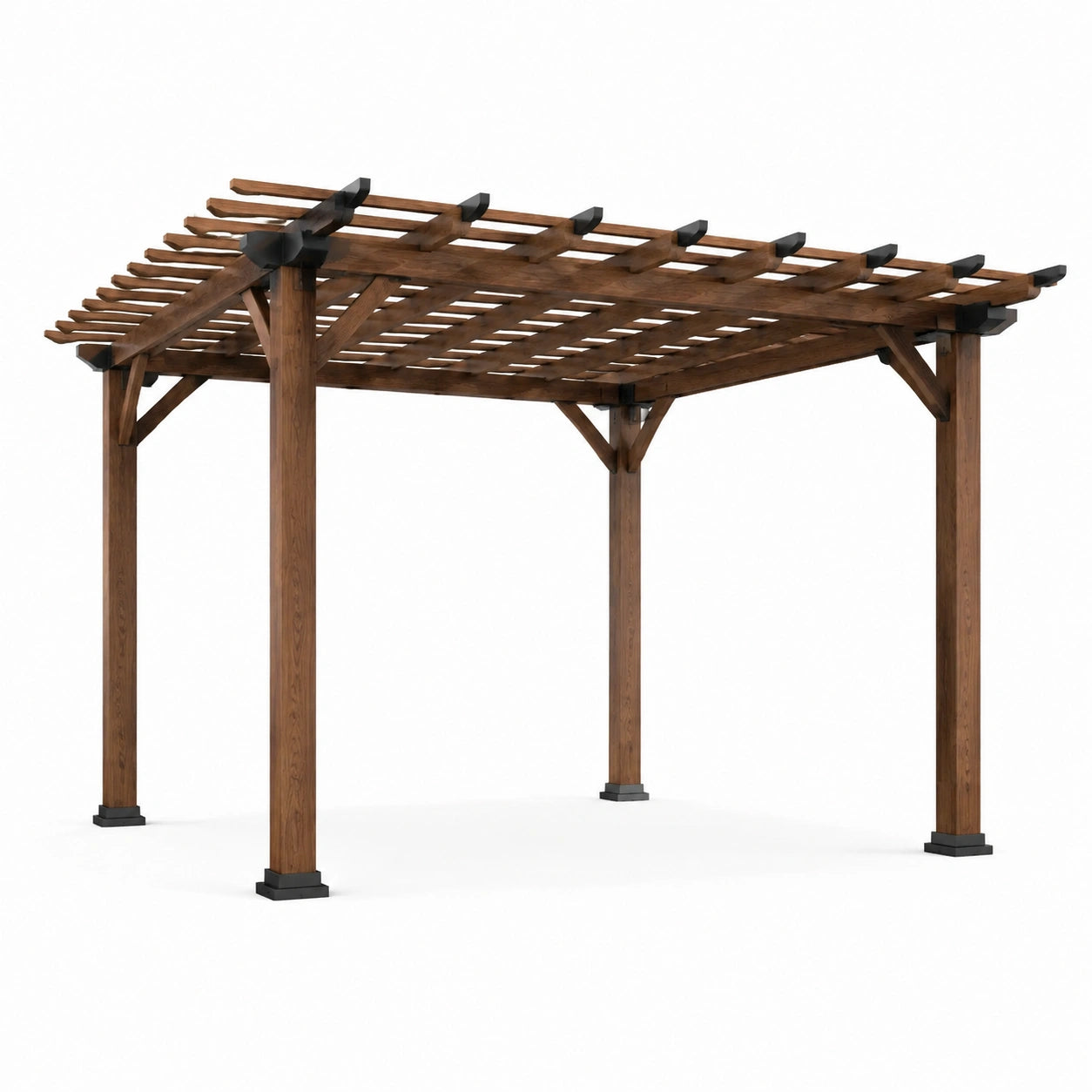 Pérgola de Madera de Pino Tratado 300x300x250cm