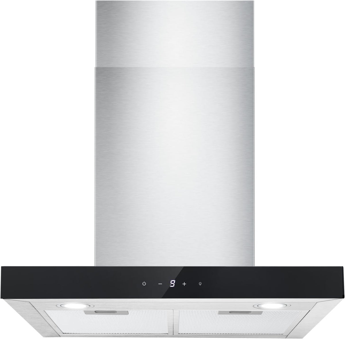 Okap kuchenny TopStrong, 60 cm, 2 W – Srebrny, stal nierdzewna, oświetlenie LED, 700 m3 / h – dotyk, 9 poziomów kontroli dotyku, dioda LED 2 W