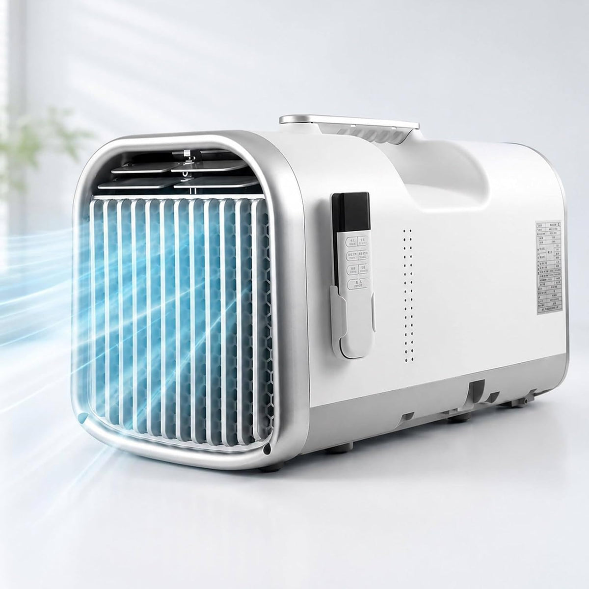 Klimatyzator przenośny, klimatyzator mobilny, 4400 BTU, 1300 W – 8 m, Klimat, Przenośne, Odnawianie Wentylacja tryb uśpienia Multicolor T1