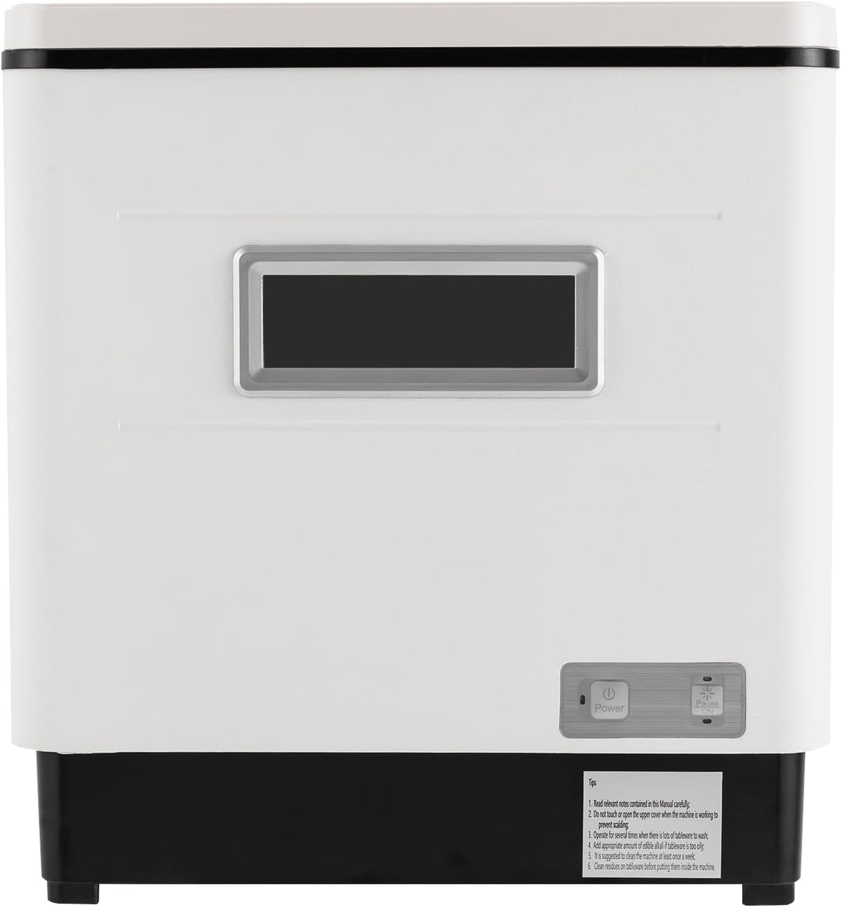 Zmywarka KAPIPALA – 60 l, 220 V, 1500 W, Srebrny – stal nierdzewna, kompaktowa, do naczyń, 60 l zwarta do naczyń do czyszczenia po zjedzeniu lub