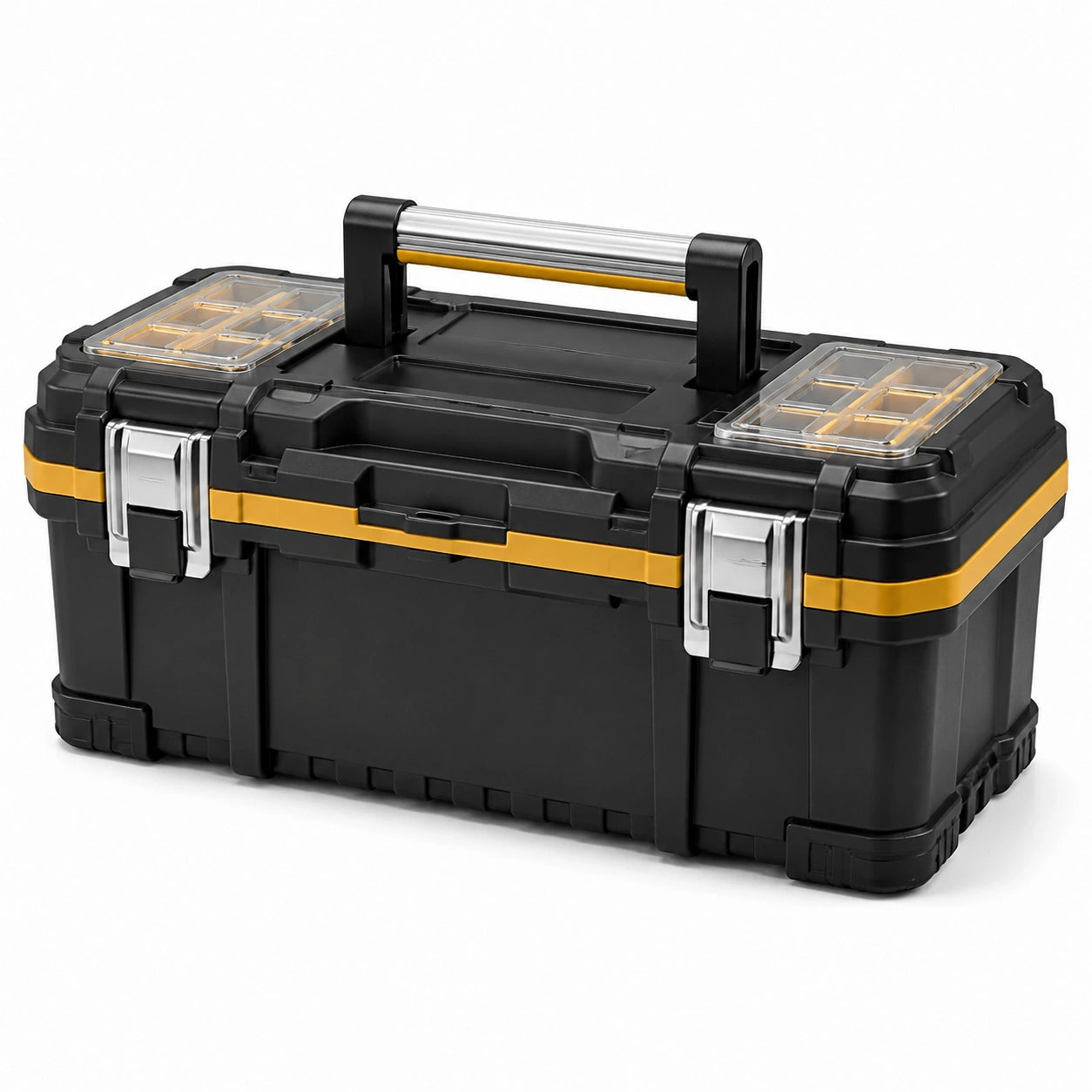 Caja de herramientas de plástico con compartimentos organizadores 52 x 25 x 20 cm