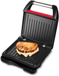 Grill George Foreman, 28x17 cm – Czerwony, elektryczny, panini i croque- monsieur