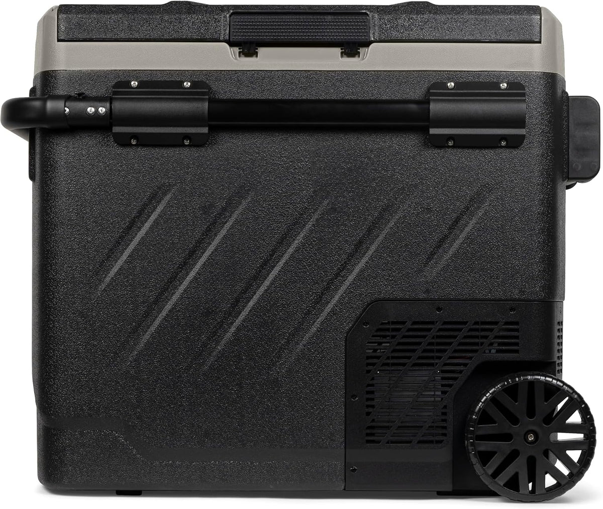 Steamy Lodówka, V/230, 12 V, 58 l – Czarny, oświetlenie LED, Bluetooth, Model V – 12 V / 230 V, E Dual Zone 61 Roller