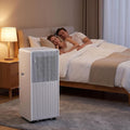 Faozhuo Klimatyzator, 48 dB – 10000 Btu, Biały, Urządzenie klimatyzacyjne 24H, licznik czasu – cicha, mobilny 12000 BTU