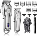 Maszynki do strzyżenia SUPRENT, 2 mm, Srebrny, metal – oświetlenie LED, maszynka do strzyżenia, Profesjonalny zamiatarka do włosów Men- Kit