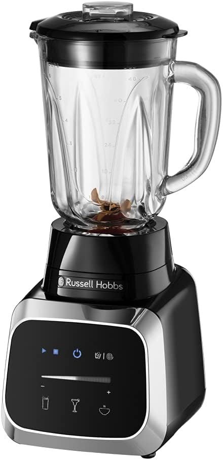 Russell Hobbs Blender – 1000 W, Czarny, kielichowy, dotyk – profesjonalny, ekran dotykowy