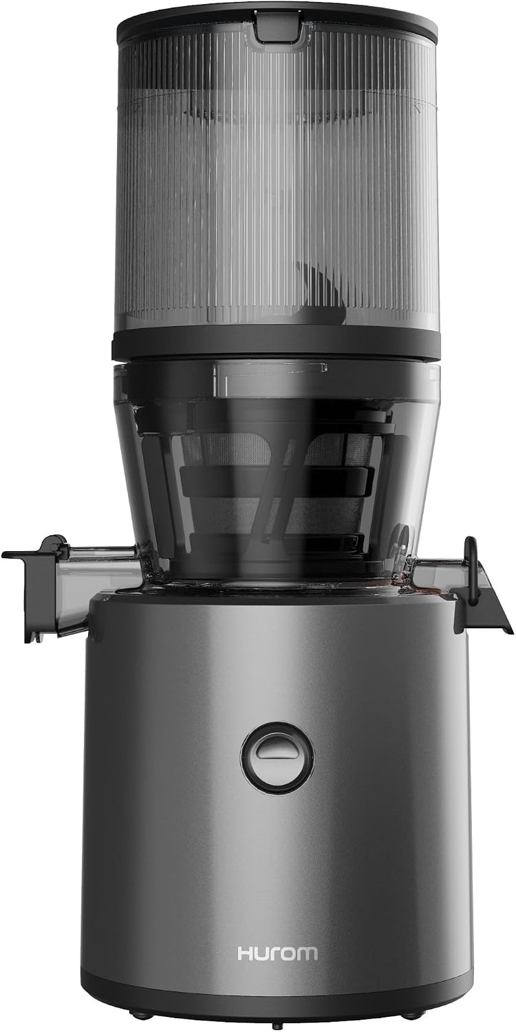 Wyciskarka wolnoobrotowa Hurom, H320N, 2 l, 200 W – Czarny, Wyciąg z soku H320N, cichy, cichy silnik – bez BPA