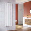 ELEGANT Grzejniki – 1800 x 590 mm, 1865 W, Biały, Designerski grzejnik pionowy – grzejnik panelowy, rurki, dwuwarstwowy, grzejnik łazienkowy