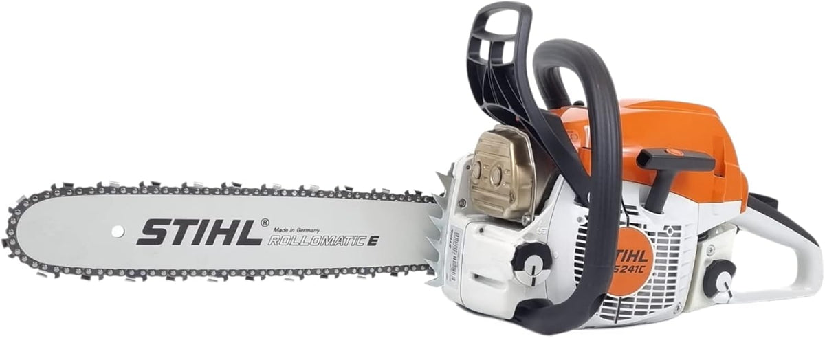 Piły łańcuchowe Stihl – 40 cm, Pomarańczowy/Biały/Czarny/Srebrny, Piła łańcuchowa MS 241 C-M (długość miecza 40 cm)