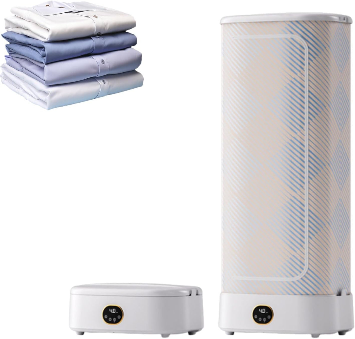 Acentesoft Parownice do ubrań, 1000 W, 110 V – Szary, parownica do ubrań, Suszarka, przenośna – parowa, suszarnia