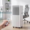 GIOFEOIK Klimatyzator przenośny, klimatyzator mobilny – 10000 Btu, 35 m, Biały, Klimatyzator 24H – minutnik, Inteligentna jednostka AC z osuszaczem