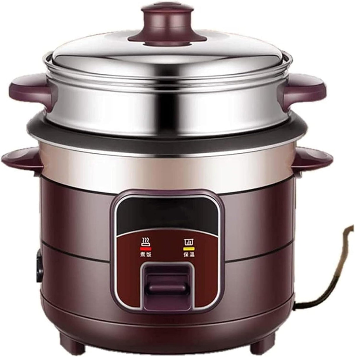 Ryżowar, 4 l, Biały – aluminium, Zmywarka, podgrzewacz, powierzchnia do nieprzyklejania – kuchenka wielofunkcyjna