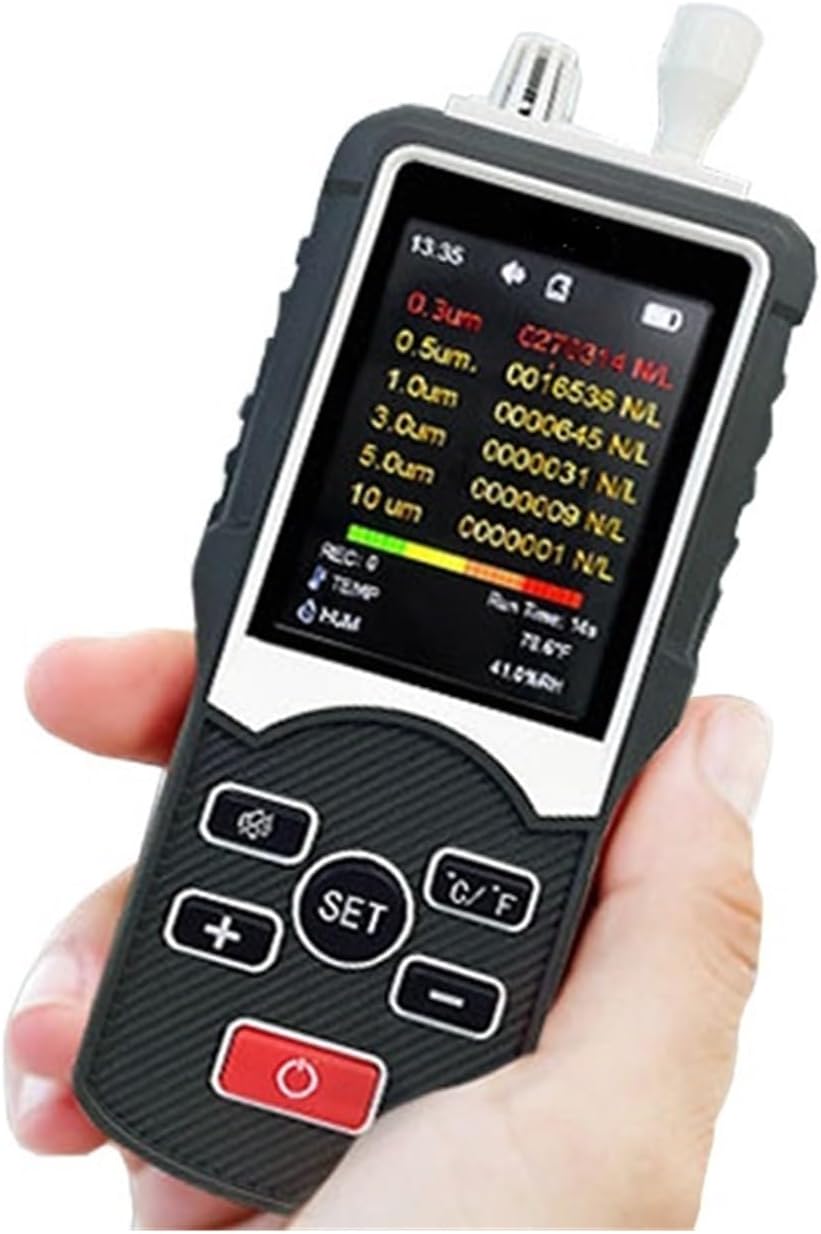 Czujniki gazu KONGMM, PM2.5, 3.7 V – 0.3 m, 2.83 l, Czarny, Monitor PM2.5- PM10 – ekran komputerowy, tester jakości powietrza