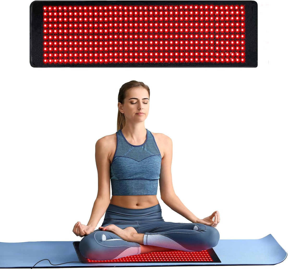 Terapia w podczerwieni Hottoerak, Czerwony, oświetlenie LED, Lampa – 660 nm, 850 nm, zegar, 3 tryby – 5 poziomów