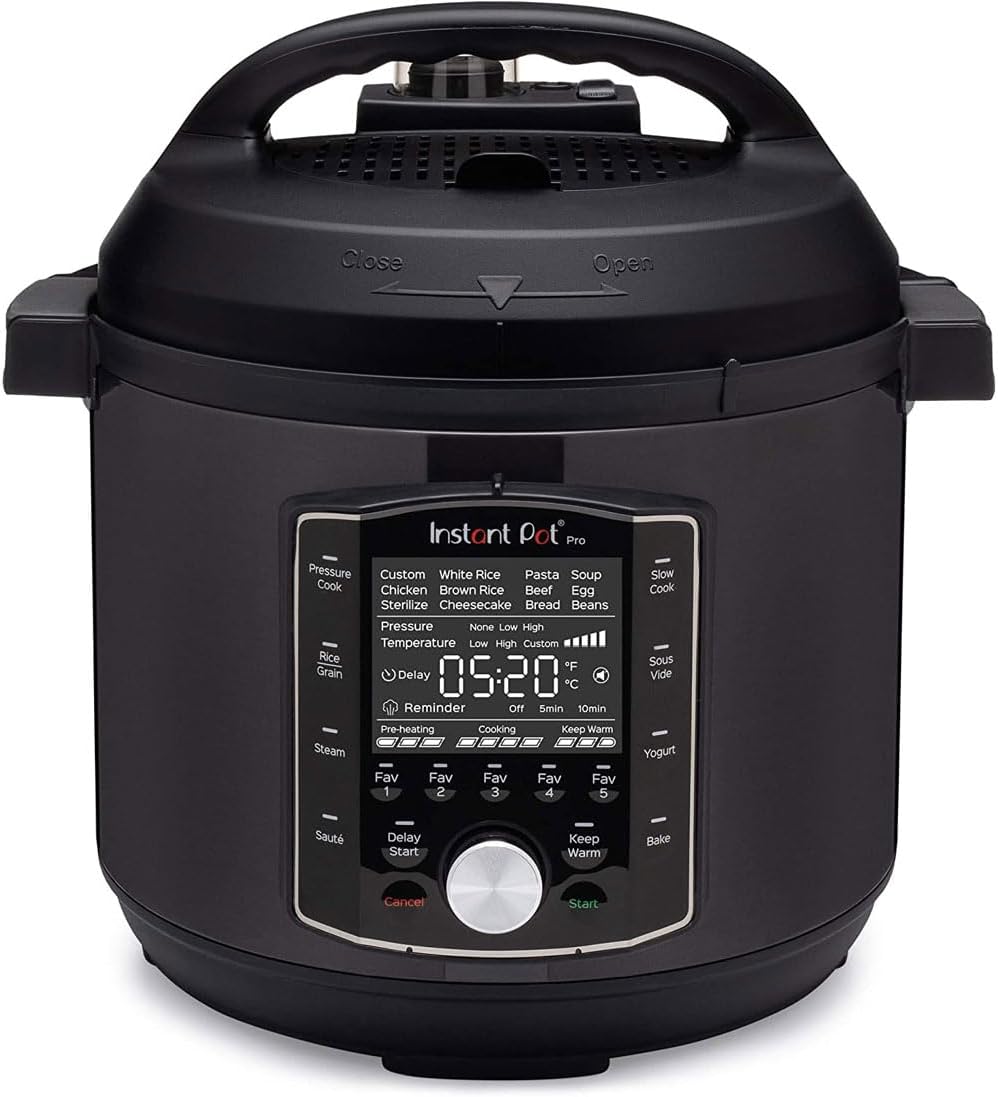 Instant Pot Szybkowary – 5,7 l, Czarny, Pro Multicooker