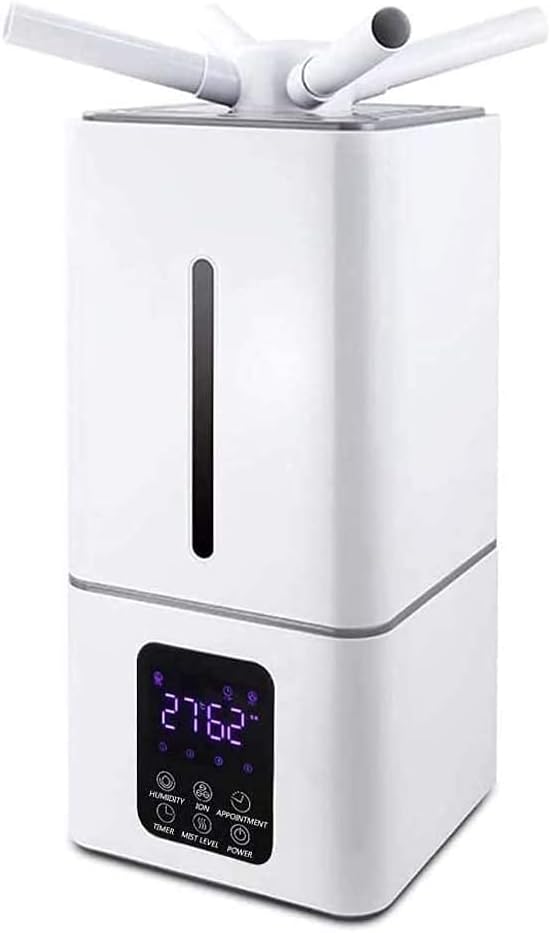 Nawilżacze CGCSYZ, 13 l, 120 m, Czarny – H 60 Nawilżacz, nawilżacz przemysłowy, 1500 ML / H, cichy – do sypialni i łatwy do czyszczenia