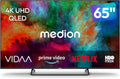 MEDION Telewizor Smart TV, MD865602, 65 cali, Czarny – Bluetooth, telewizor, Smart TV MD865602, dźwięk Dolby – nagrywanie PVR