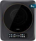 Cecotec Suszarki wentylowane, 3400 V, 3 kg, Czarny – Klasa G, Inteligentne suszenie automatyczne, wyświetlacz FullColor, funkcja UV