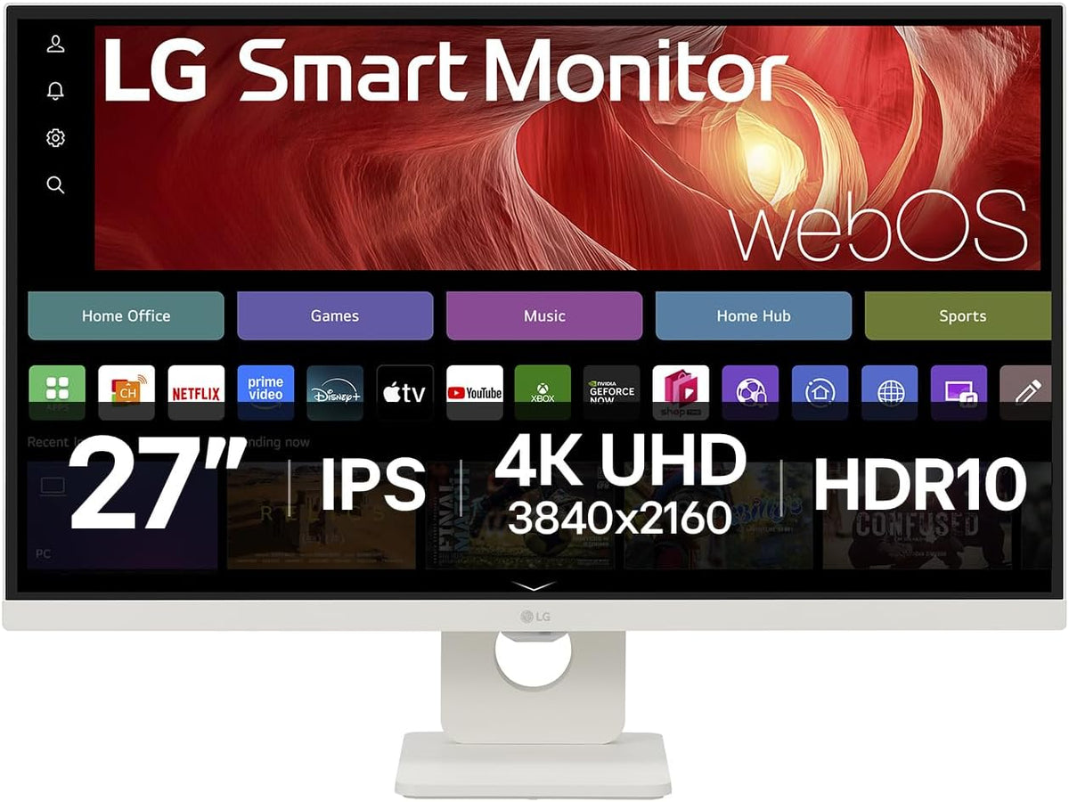 LG Monitor komputerowy, 27U731SA – 27 cali, Czarny, USB, 27U731SA- W DCI- P3 Monitor – 3840 × 2160, 60 Hz, 4K UHD, płyta IPS