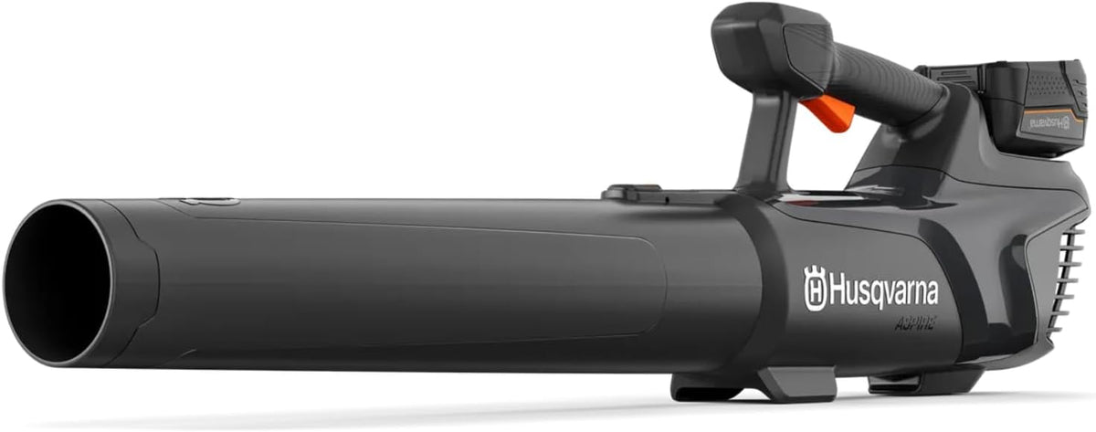 Husqvarna Dmuchawy, B8X-P4A, 4 ah, 18 V – Czarny, Aspire B8X-P4A akumulatorowa dmuchawa z akumulatorem 4ah i ładowarką