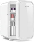 YASHE Minilodówka, mała lodówka, 6 l – 240 V, 2 cale, Biały, Lodówka litry – przenośne, białe, Mini lodówka, pielęgnacja skóry