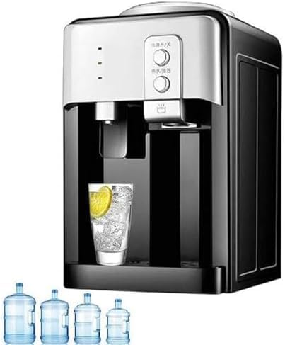 Kostkarka do lodu, maszyna do lodu – 25,5 x 23,5 x 41 cm, 5 l, 420 W, Czarny – stal nierdzewna