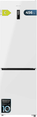 Cecotec Lodówka, 456 l – 201 cm, Biały, chłodziarka do napojów, Bolero CoolMarket Combi – bez mróz, Inwerter