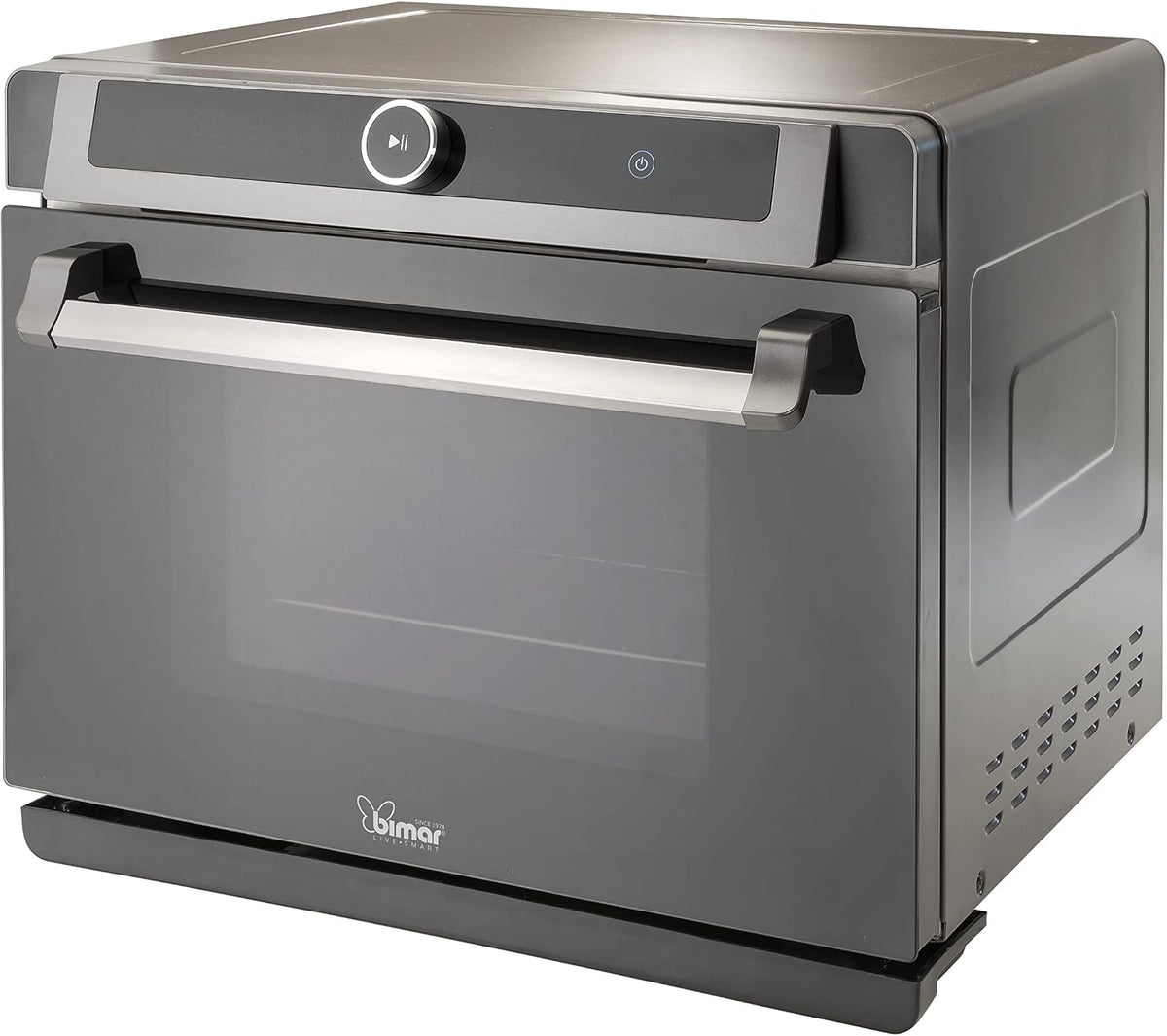 Bimar Piece parowe, B400, 40 l, 2400 W – Srebrny, stal nierdzewna, funkcja grilla, Piec elektryczny – 31 programów, niskotemperaturowe gotowanie