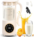 HISUEKIG Blender, 1400 ml, Czarny, kielichowy – Maszyna do mleka, do mleka roślinnego bez mleka mlecznego