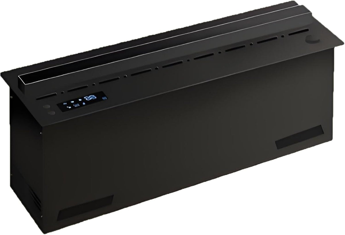 Kominek elektryczny smafoseedding – grzejnik elektryczny, 100 cm, 40 W, 2.25 l – Czarny, 100 cm / 40 w nawilżacz, elektryczny kominek, nawracalne