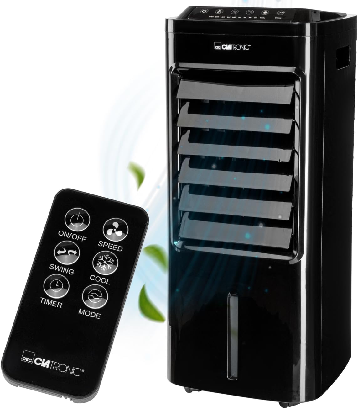 Klimatyzator przenośny Clatronic, klimatyzator mobilny, 3 W, 20 m – 150 ml, Biały, 3 w 1, Wentylator LK 3843 – kółka wyporowe, zegar, 3 poziomów