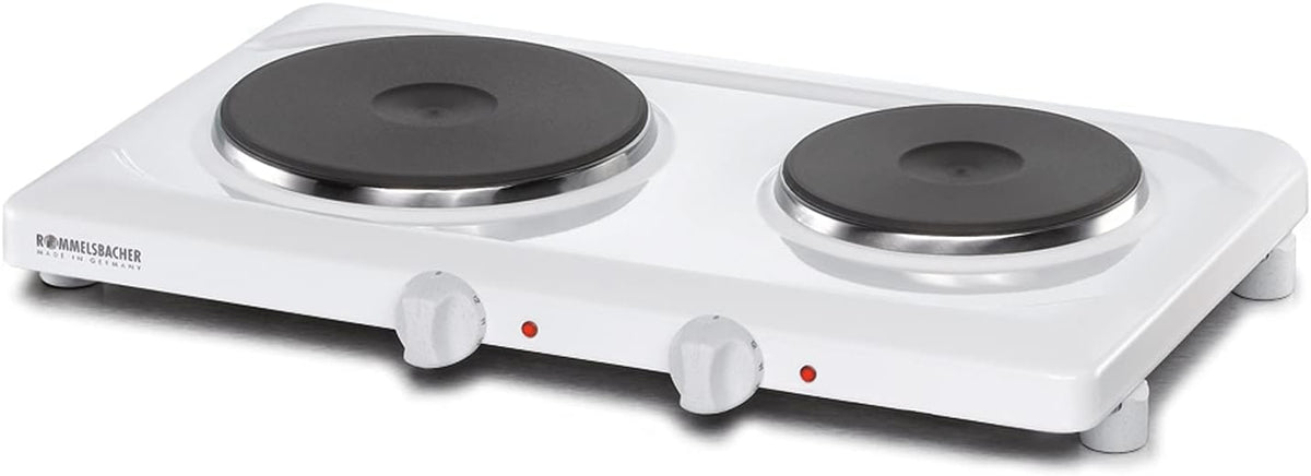 Stół Rommelsbacher, 1000 W – 230 V, 50 cm, Biały/Czarny, THL 2597 płyta kuchenna - Płyta ( – biały, 1000W, 29 cm)