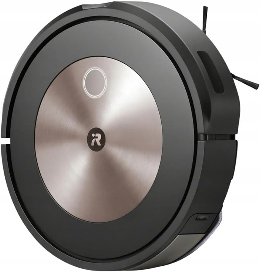 Robot sprzątający iRobot, odkurzacz automatyczny, Czarny – Wi-Fi, Odkurzacz robot j5176 2in1, Roomba Combo j5, WiFi podłączone 2en1