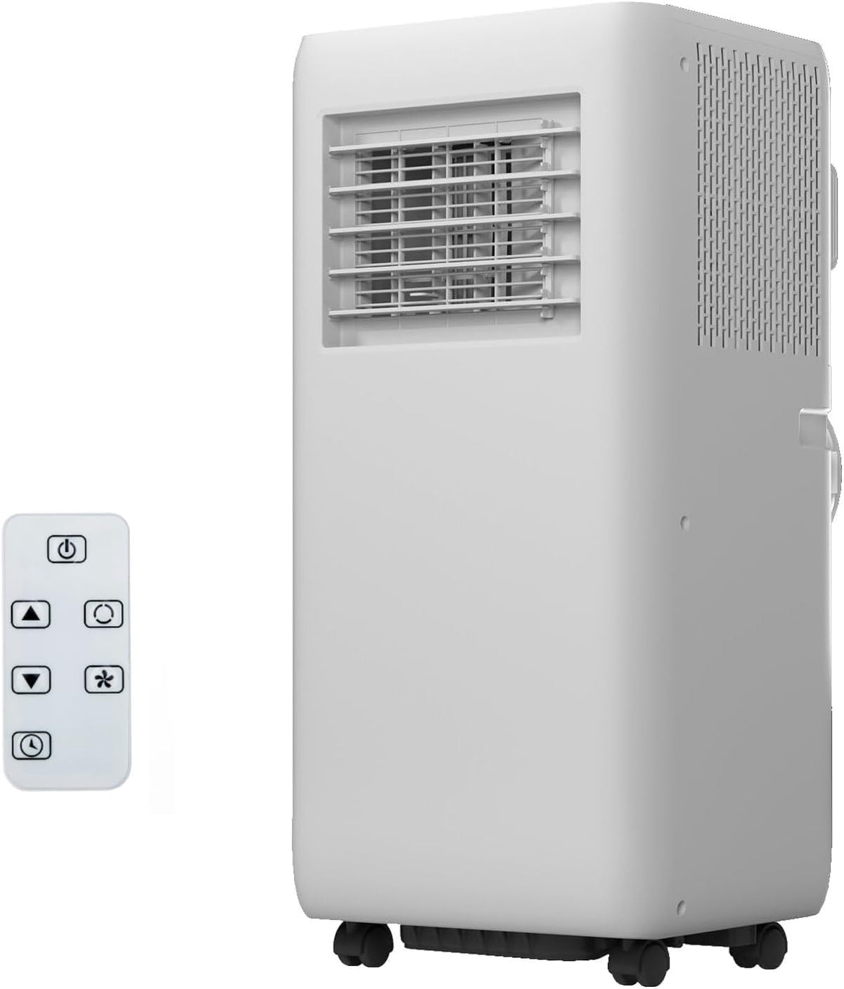 Klimatyzator AutoSteelix, 3 W, 50 dB, 7,6 m – Biały, oświetlenie LED, 3 w 1, przenośny – licznik, chłodzi pokoje do 450 metrów kwadratowych