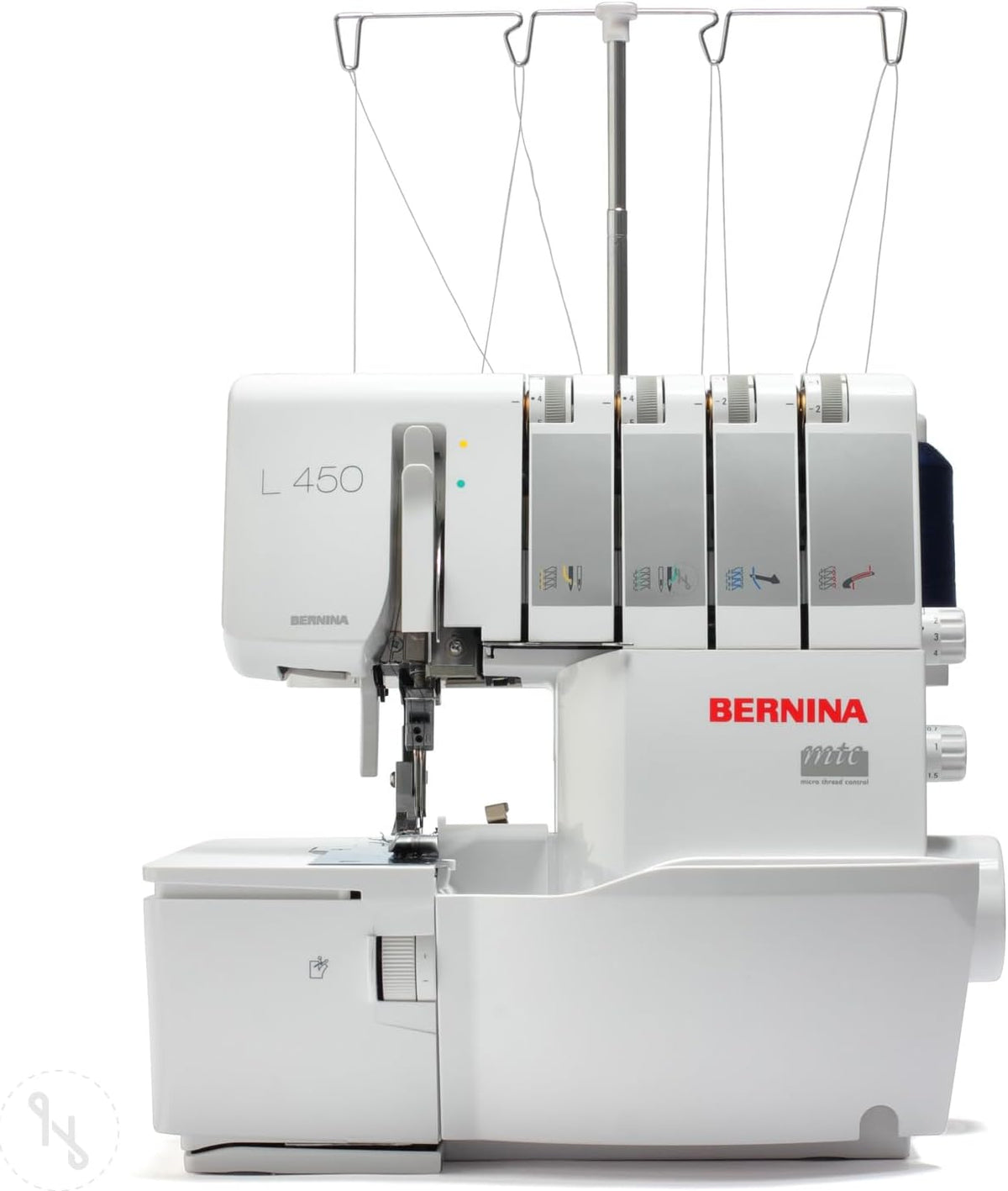 Maszyny do szycia Bernina, Czarny, oświetlenie LED – L 450 Maszyna do przerzutów