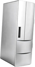 Minilodówka, mała lodówka, 12 V – 25 cm, Biały, USB, Lodówka – przenośny, do akademików i sypialni, 12 V zasilania