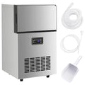 Kostkarka do lodu Générique, maszyna do lodu, 35,5 x 34,5 x 63 cm – 45 kg, 240 V, Srebrny, stal nierdzewna – kg / 24h, profesjonalny
