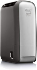 De'Longhi Osuszacz powietrza, DNS80, 695 W – 7,5 L, 6,5 kg, Biały/Szary, Biały – Wydajność 7,5L/24H, do Pomieszczeń do 90m3, Waga 6,5kg