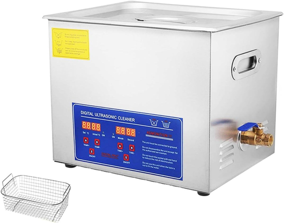 Grzejnik elektryczny TKJfdTY – 30 l, 240 W, Srebrny, stal nierdzewna – licznik czasowy, przemysłowy