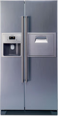 SIEMENS Lodówka, KA60NA45 – 356 l, 180,0 x 90,3 x 67,4 cm, 10 kg, Szary – No Frost, KA60NA45 Zamrażarka, szarość, NoFrost – KA60NA45 Strona boczna