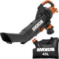 WORX Odkurzacz, WG505E, 3000 W, 45 l – 4.1 kg, Czarny, 3 w 1, WORKX WG505E 3- in-1 – ssanie urządzenia elektrycznego, Młynaczenie 3000 W 3 w 1