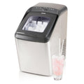 DOMO Kostkarka do lodu, maszyna do lodu, DO9247IB, 8 l – 15 kg, Czarny, metal, samoczyszczenie – DO9247IB kg / 24h, duży zbiornik kg/24h