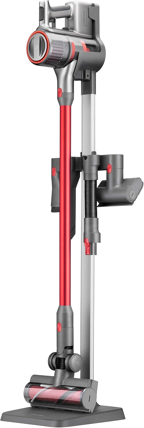 Odkurzacz roborock – H6M1A, 420 W, 1,4 kg, 0,4 mm – Srebrny/Czerwony, praca bezprzewodowa, H6 Bezprzewodowy pionowy ręczny H6M1A